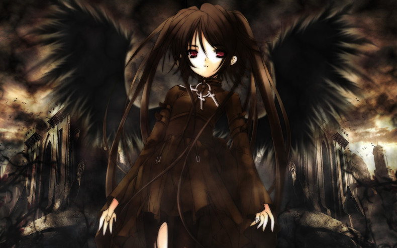 dark angel anime by draconianstefany on DeviantArt