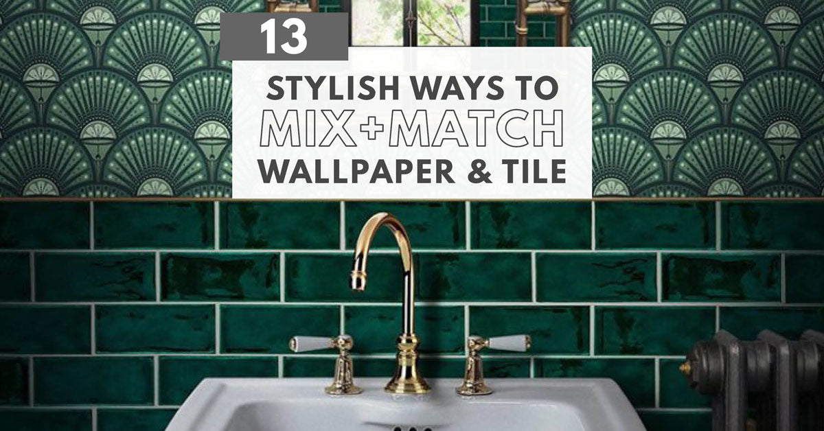 Stylish Ways To Redecorate With Wallpaper And Tile