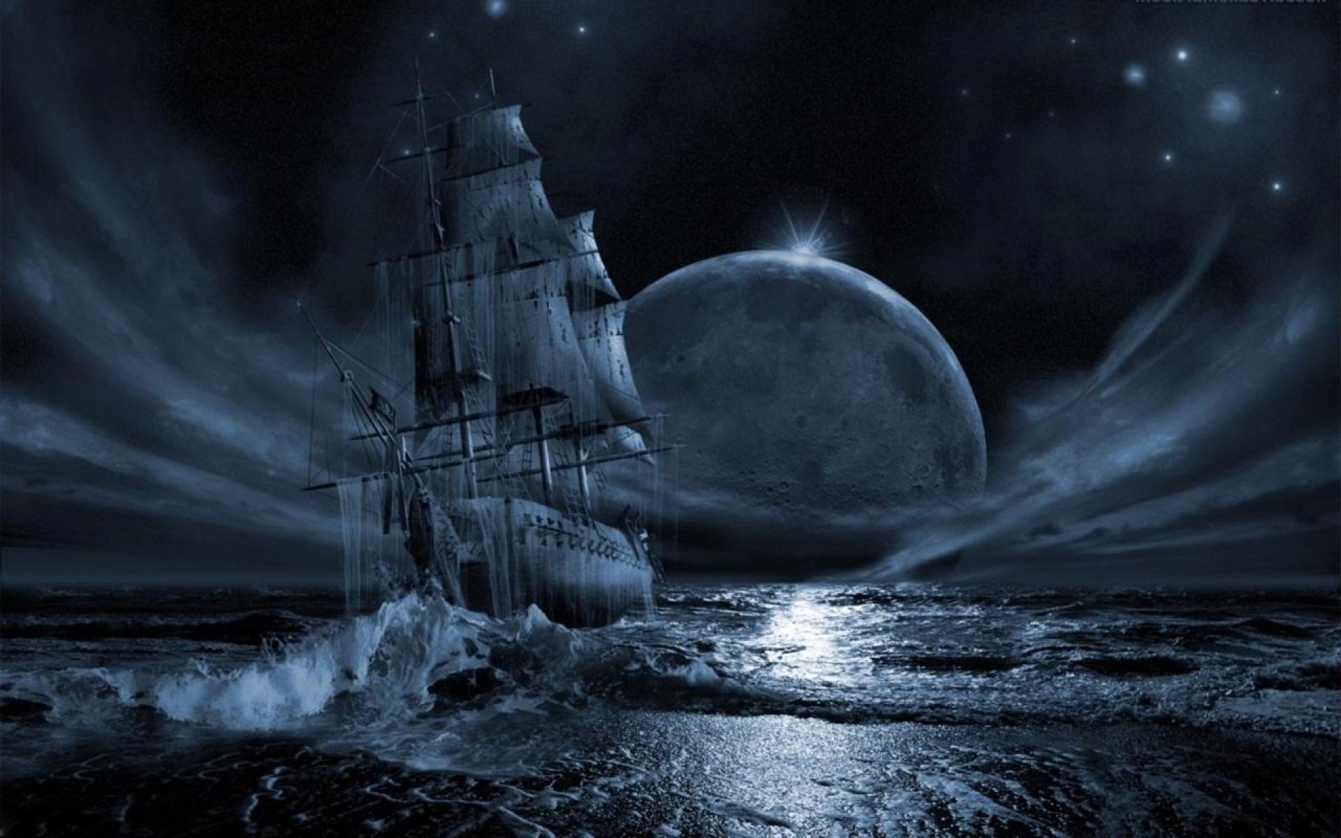 Ghost Ship HD Wallpaper Abstract Hq