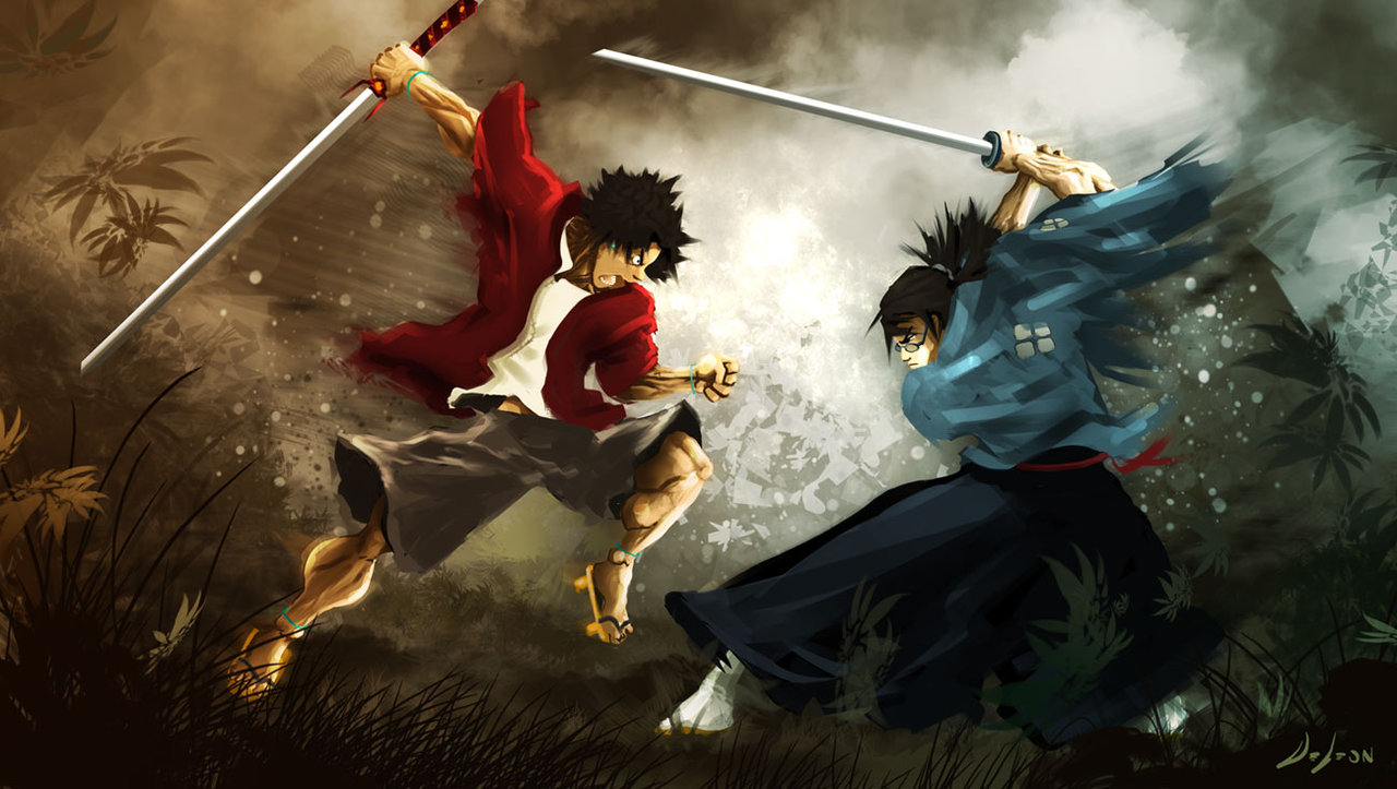 Fan Art Samurai Champloo By Chuydeleon Digital Painting