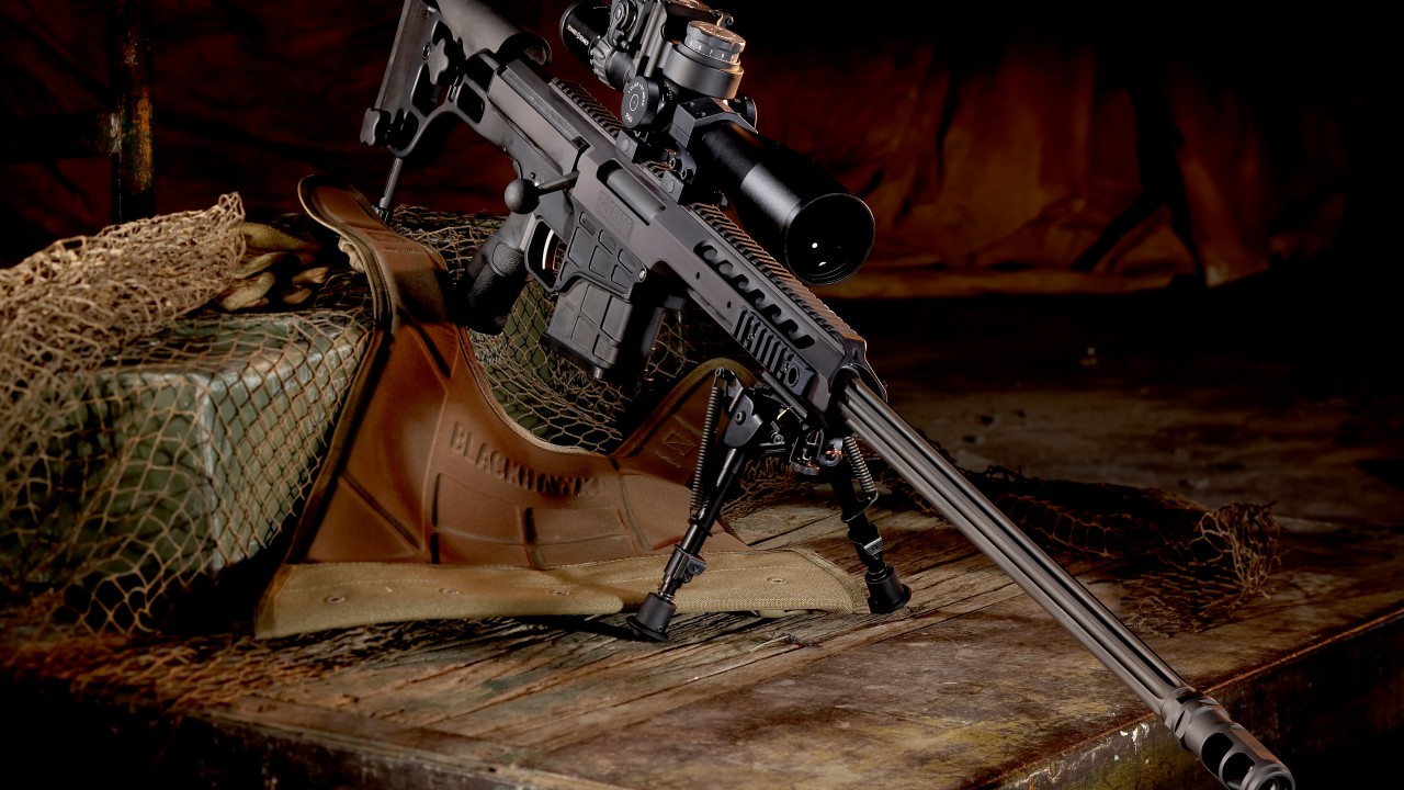 Wallpaper Barrett M98b Model 98b Bravo Sniper Rifle Weapon