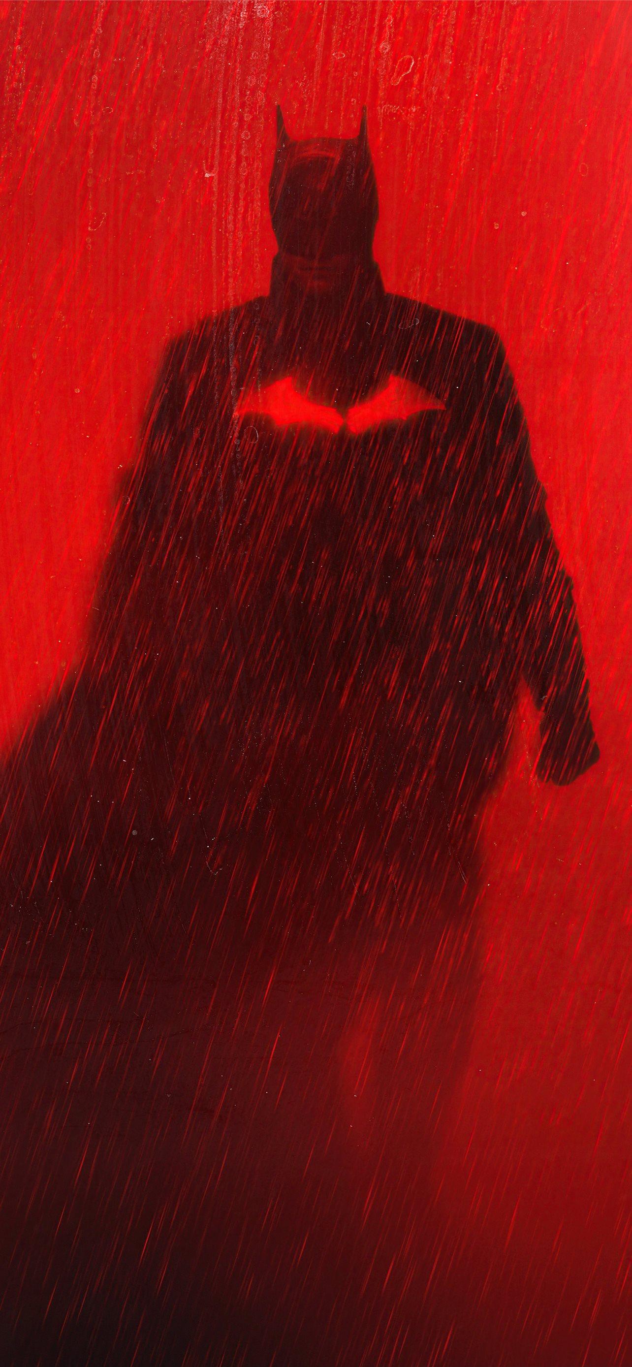 The Batman Red iPhone Wallpaper