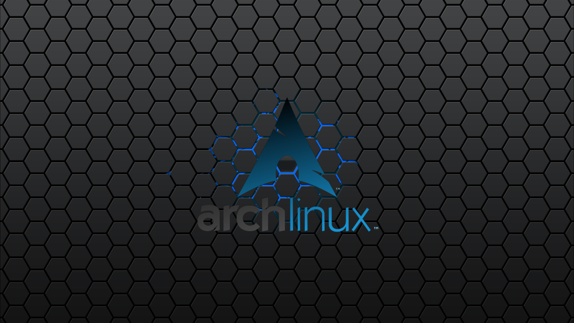 Black Arch Linux Wallpaper On
