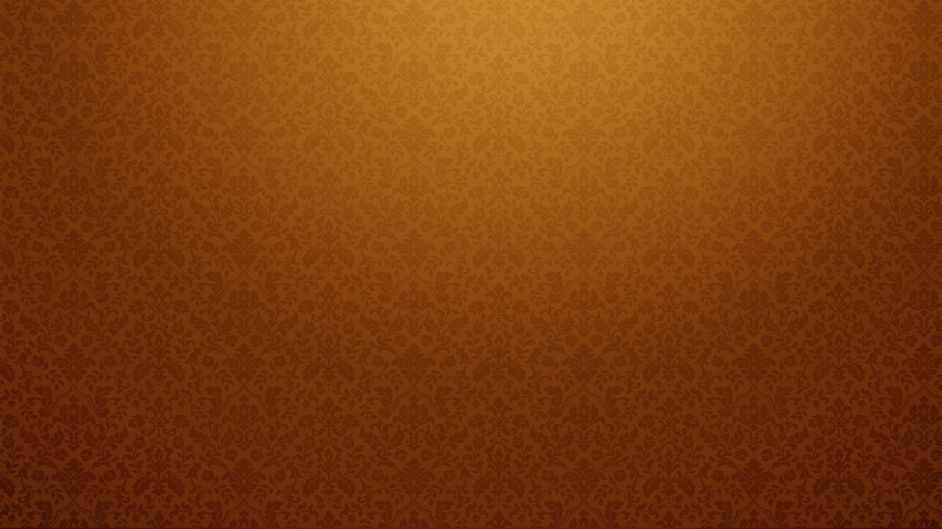Desktop Orange Damask Wallpaper Dowload 3d HD Colour Design