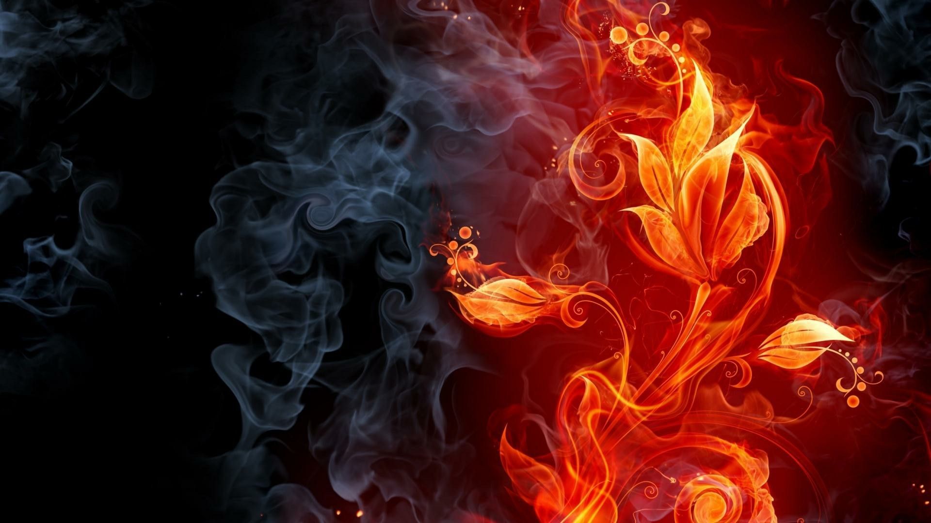 iPhone Fire Wallpaper