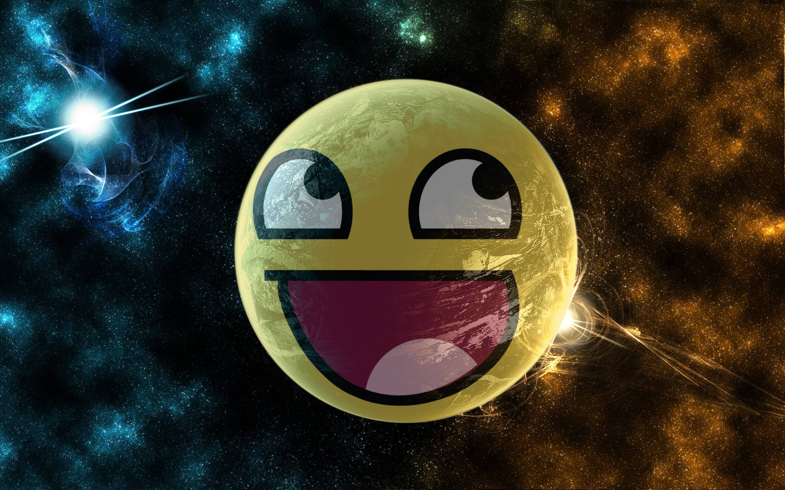 Awesome Smiley Wallpaper