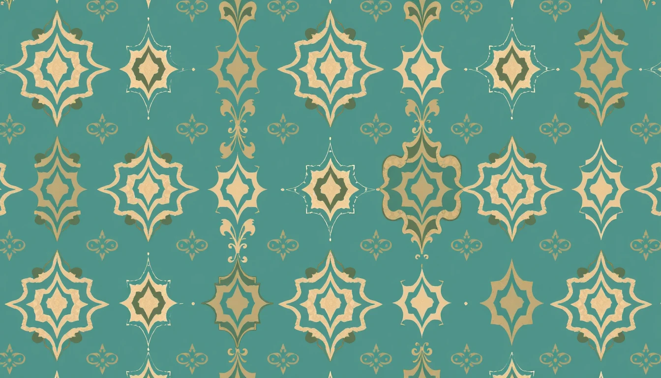 Teal And Brown Wallpaper