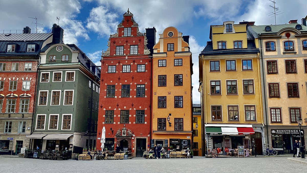 Under Kastanjen Gamla Stan Wallpaper