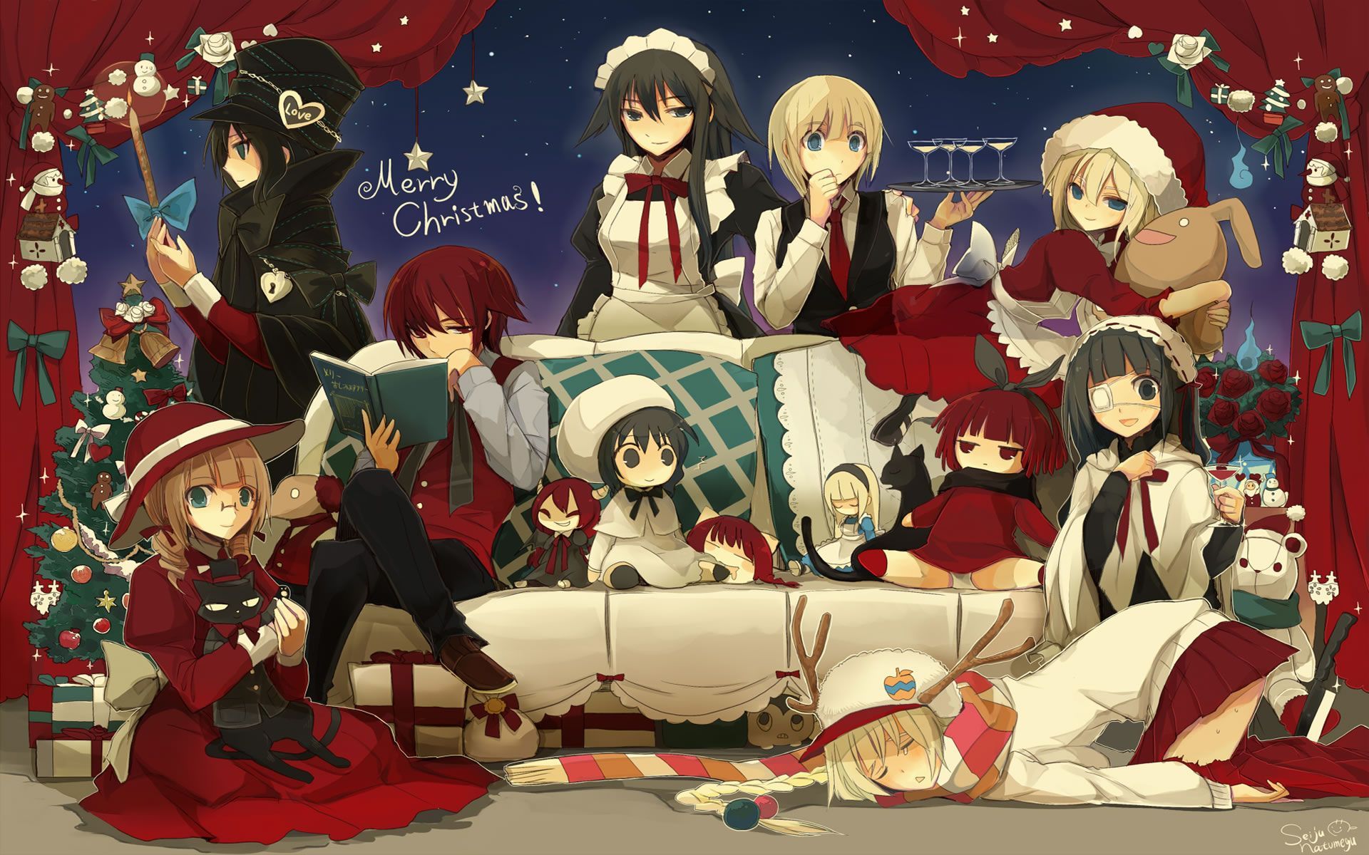 Merry Christmas Anime Wallpapers   Top Merry Christmas Anime 1920x1200