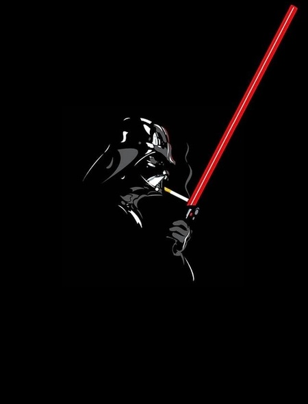 Darth Vader Lighting A Cigarette Wallpaper For Amazon Kindle Fire HD