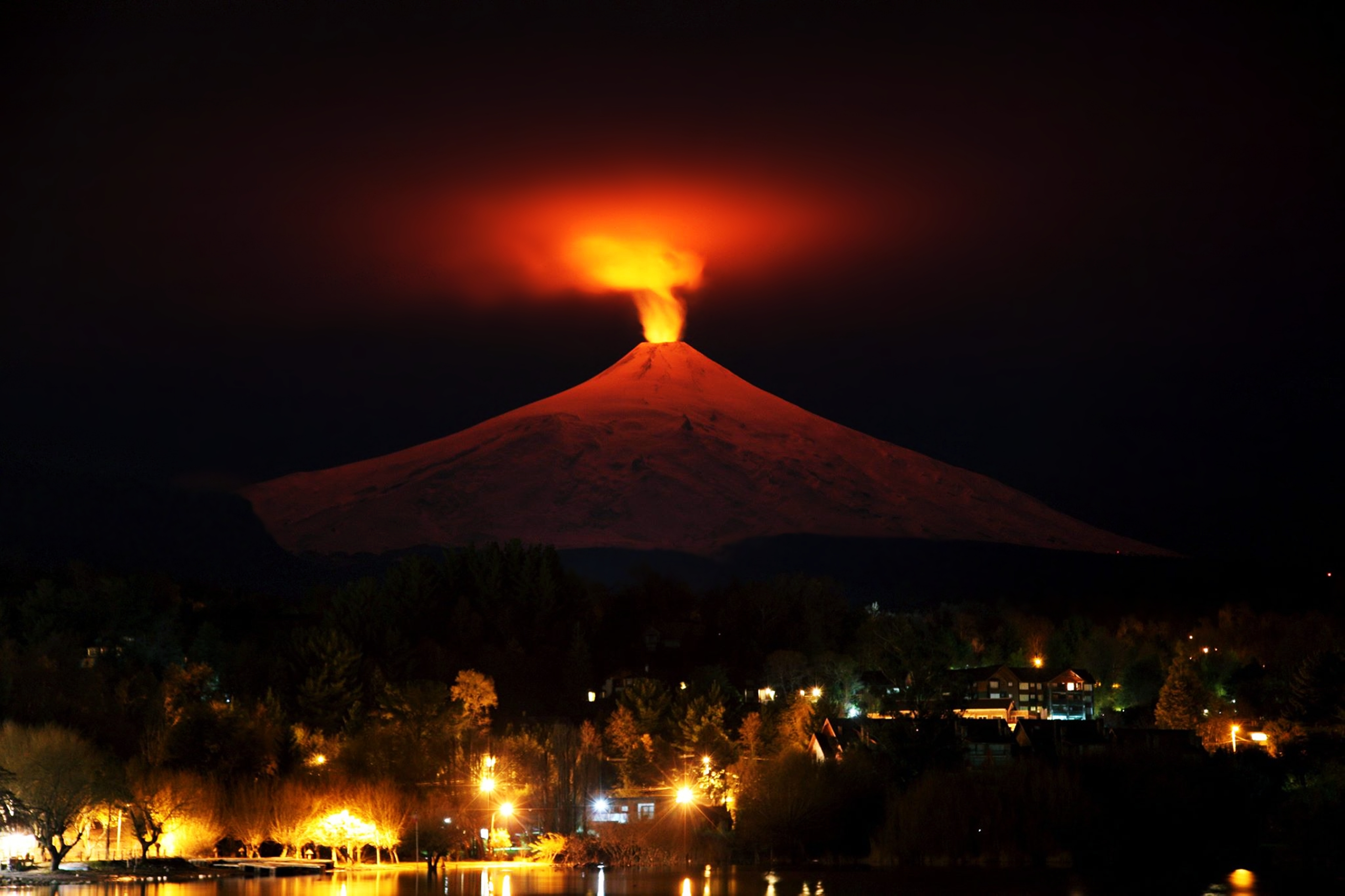 Volcano HD Wallpaper Background Image