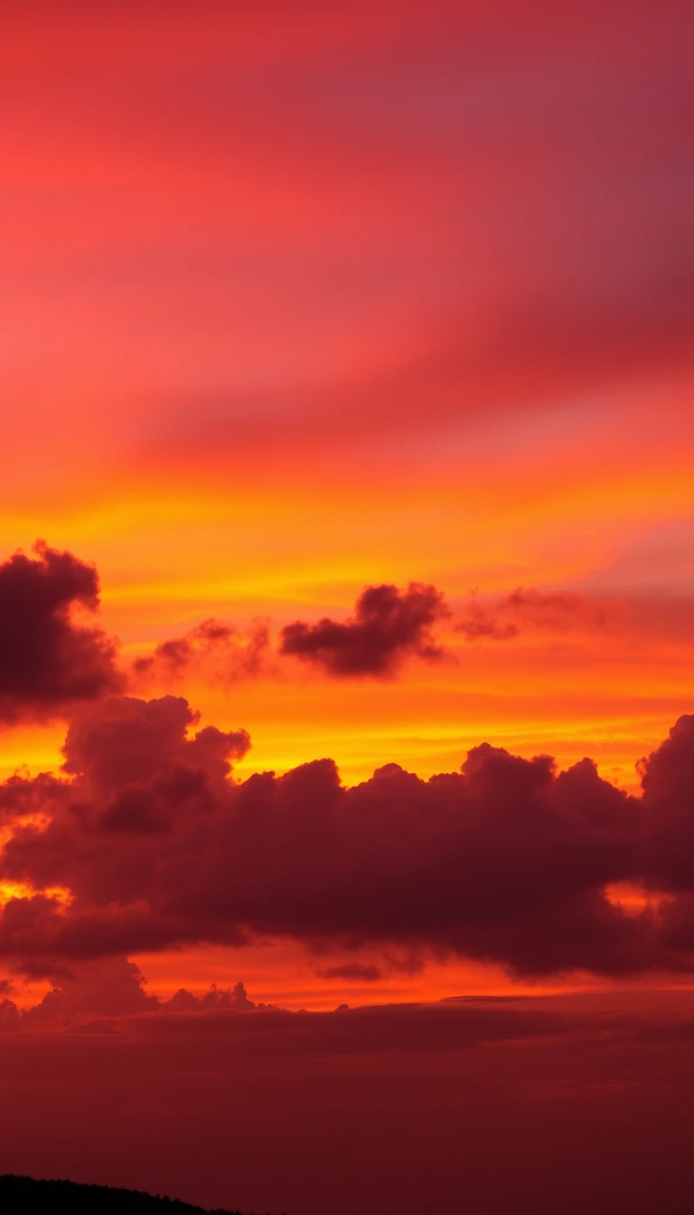 Sunset Sky Phone Wallpaper