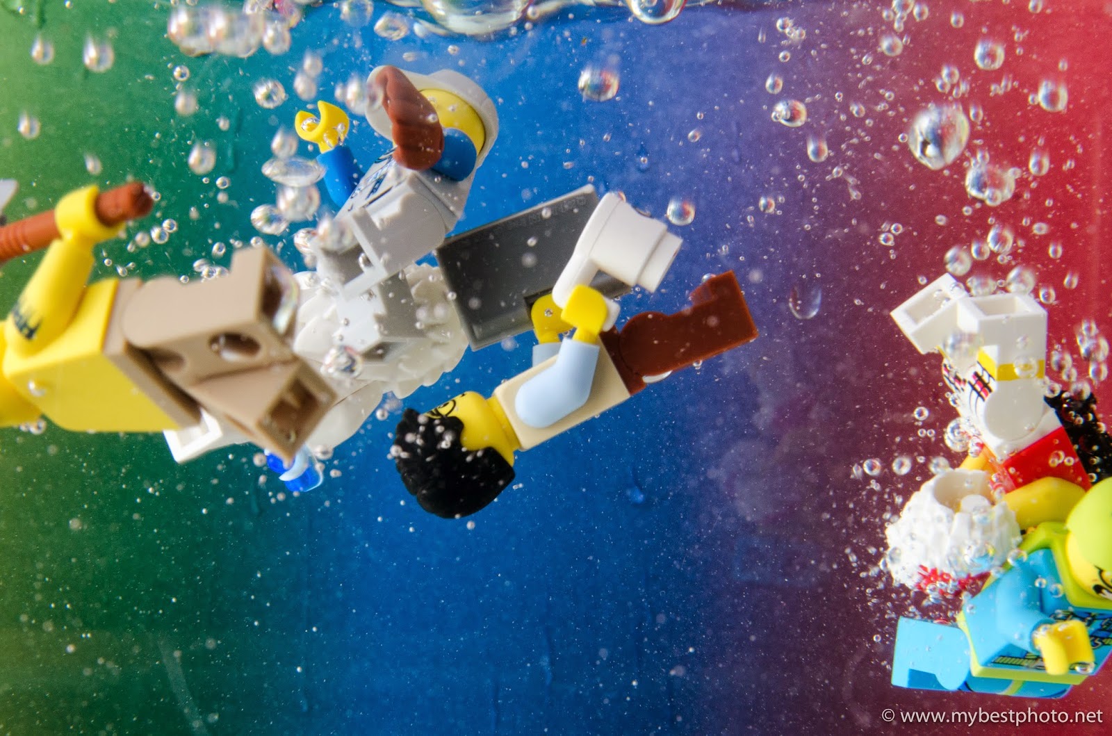 Lego Minifigures In The Wild Minifigure Pool Party Wallpaper