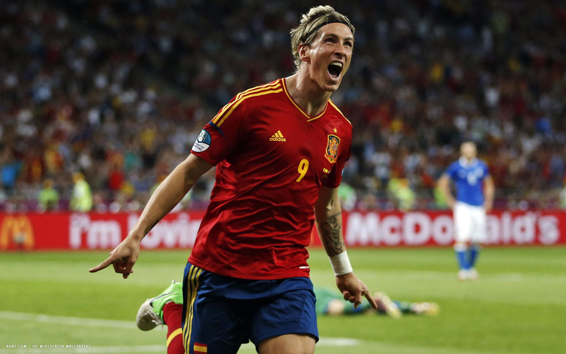 Fernando Torres Football Player HD Widescreen Wallpaper