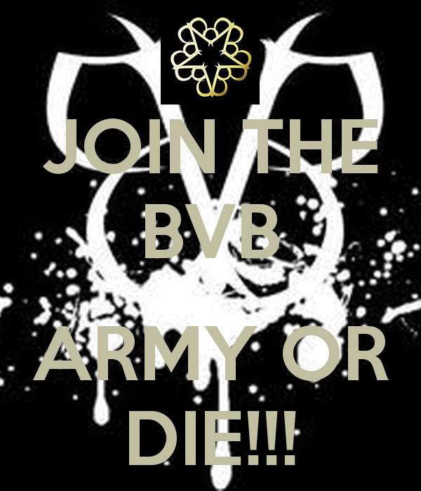 Join The Bvb Army Or Die Keep Calm And Carry On Image Generator