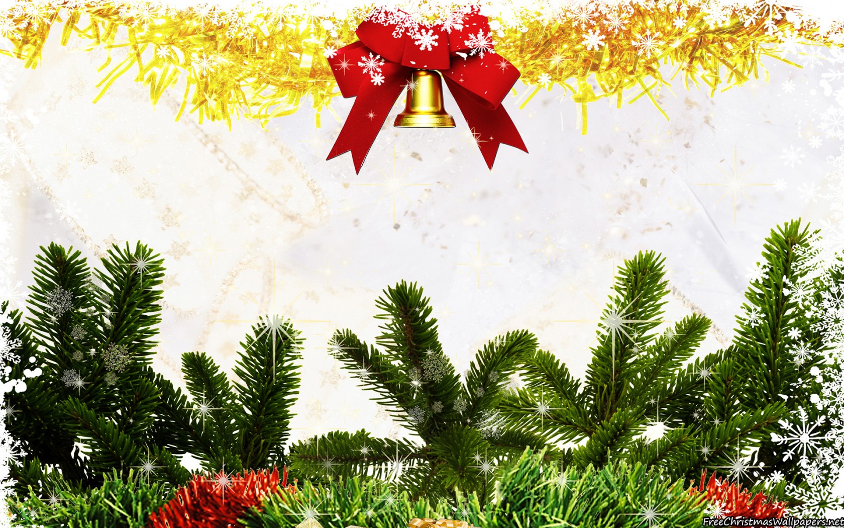 Christmas Wreath Decoration Wallpaper