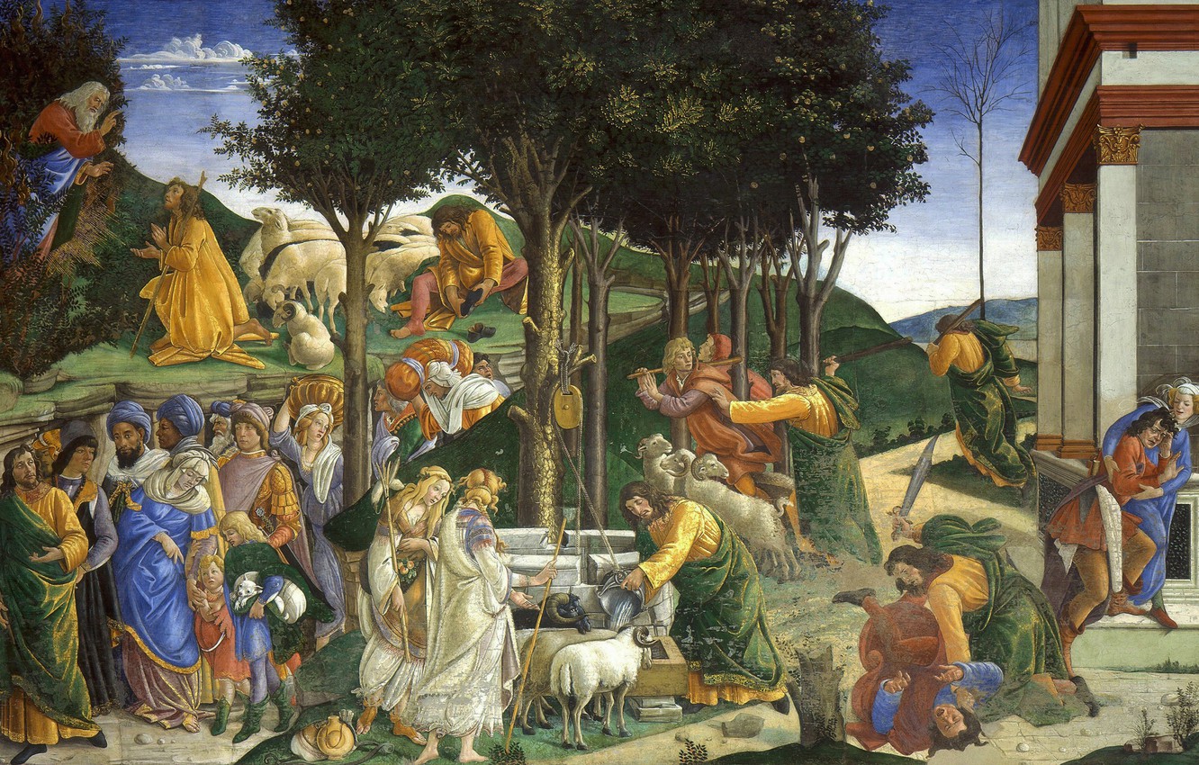 Wallpaper Picture Mythology Sandro Botticelli Scenes From The