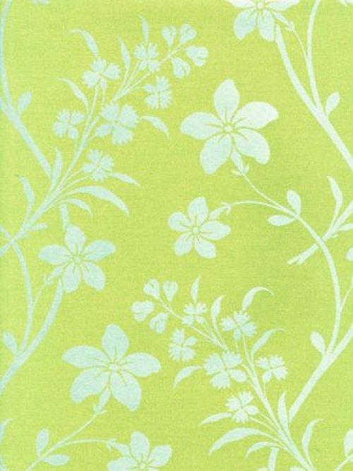 Green Silver Wallpaper Alexander Interiors Designer Fabric