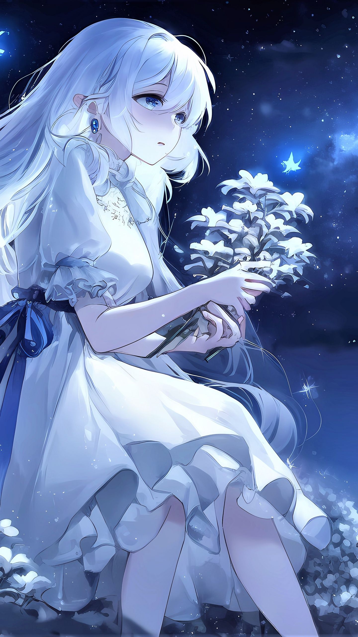 Blue Anime Aesthetic Wallpaper