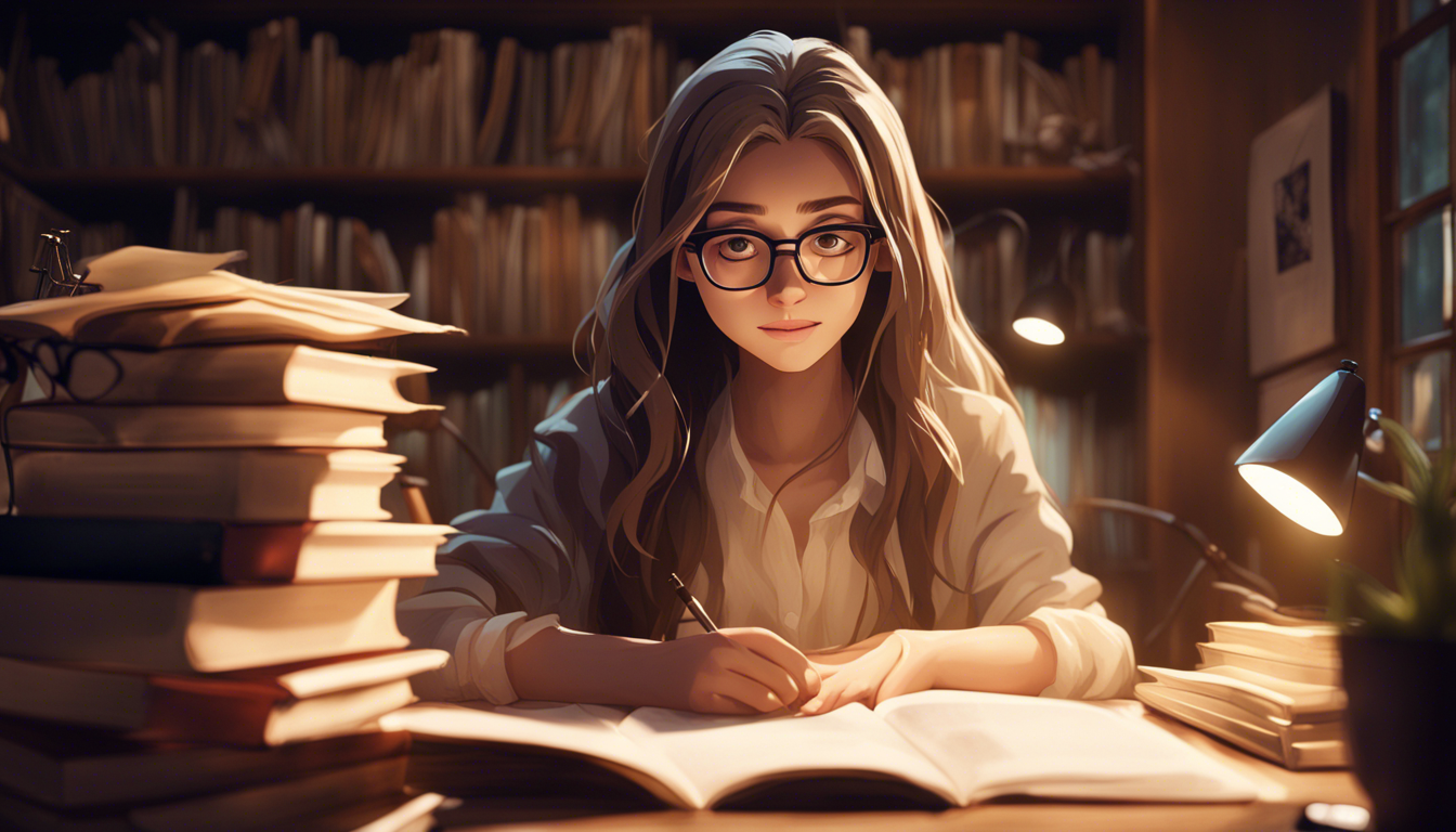 🔥 [10+] Anime Girl Studying Wallpapers | WallpaperSafari