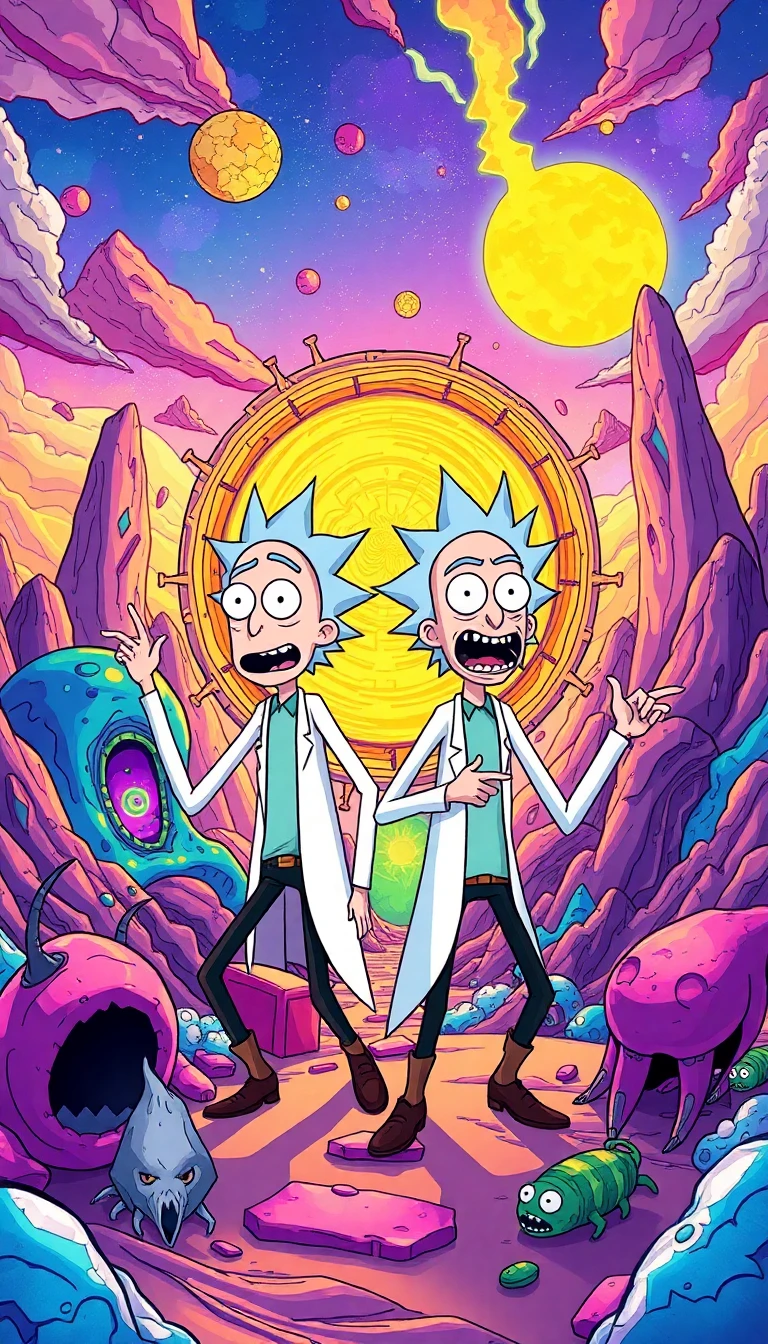 Supreme Rick And Morty Wallpaper
