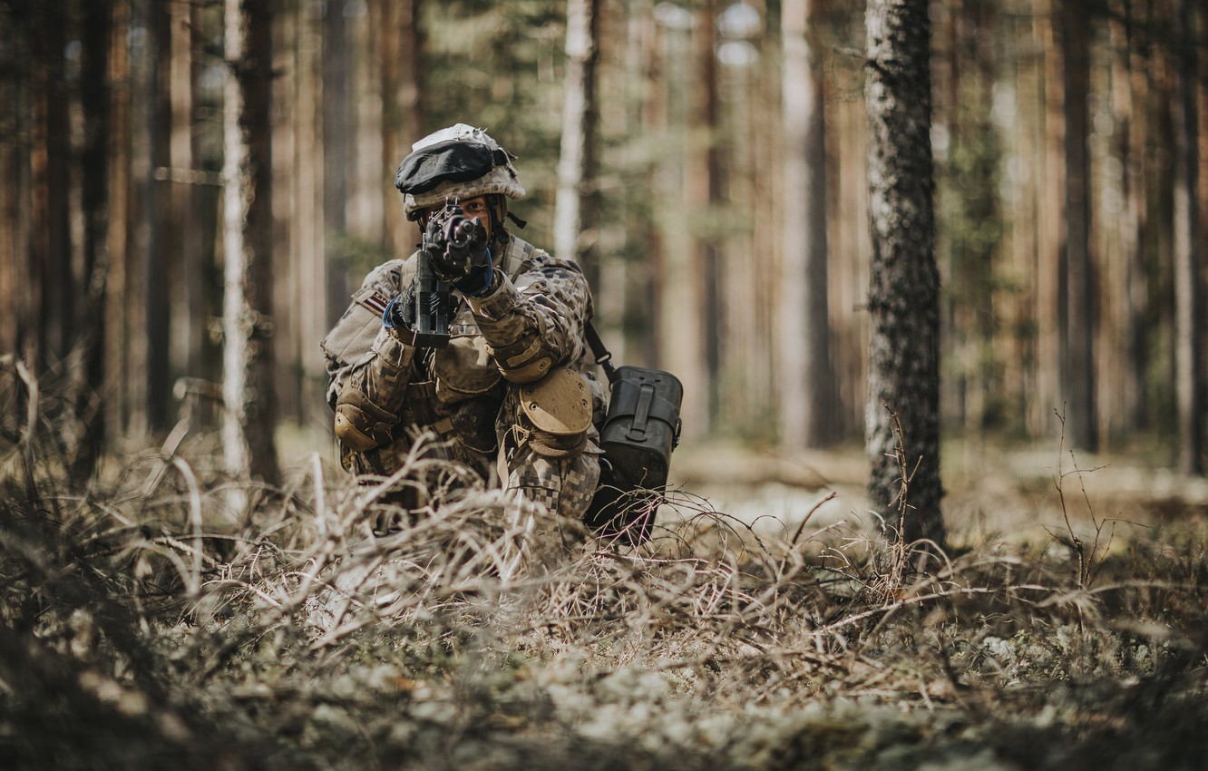 Wallpaper Weapons Army Soldiers Latvian Image For Desktop