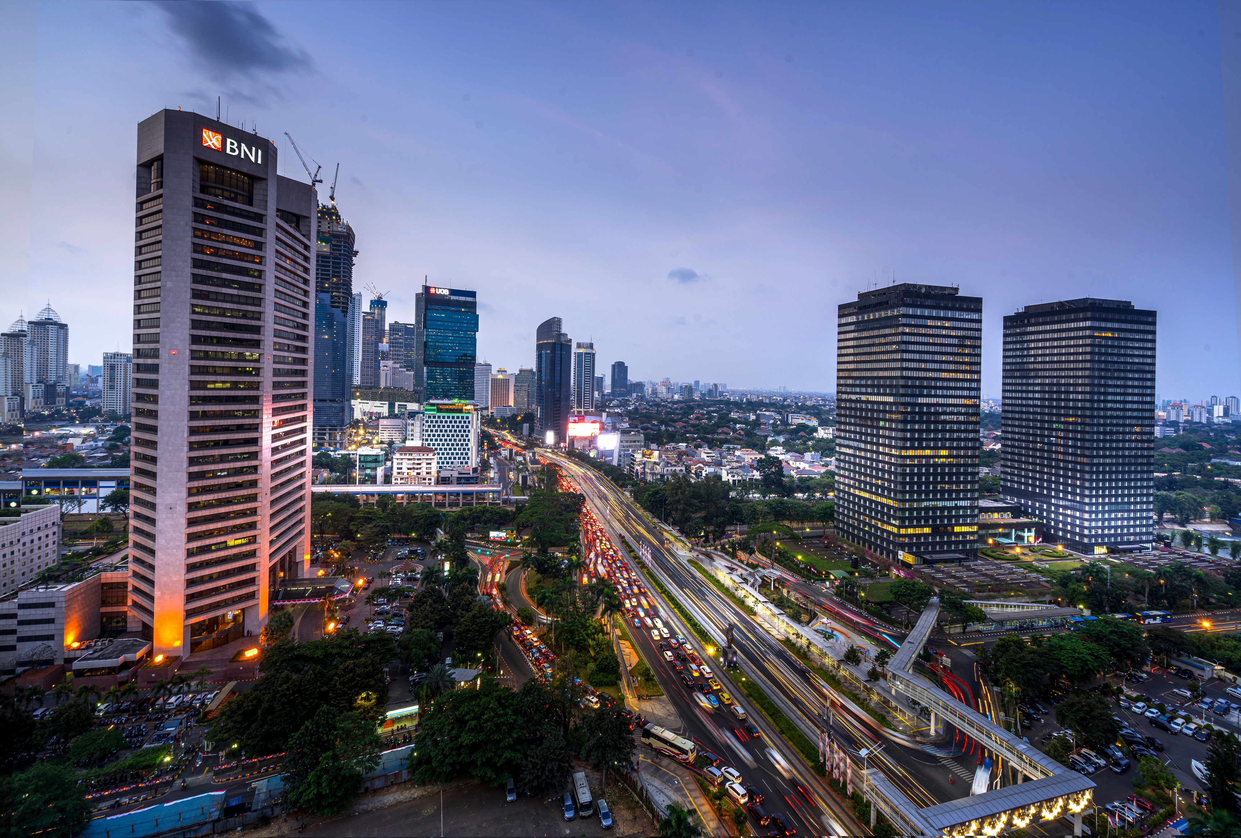 Jakarta 4k Ultra HD Wallpaper Background Image
