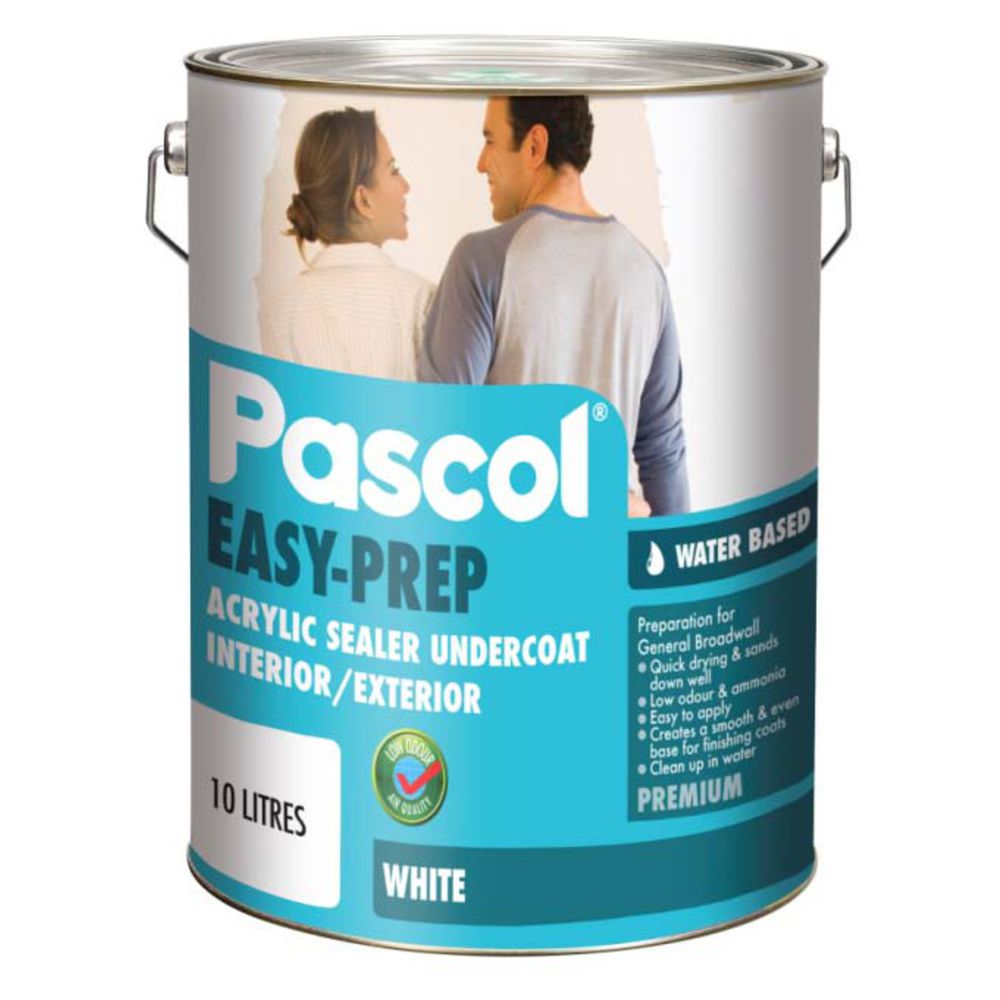 Prep Acrylic Sealer Undercoat White 10l Easy Water Based