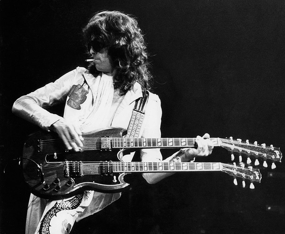 Lz037 Jimmy Of Led Zeppelin Iconic Image