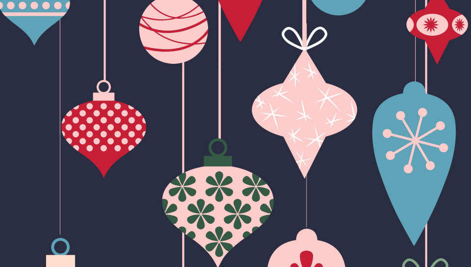 Christmas Decoration Ornaments Art Wallpaper