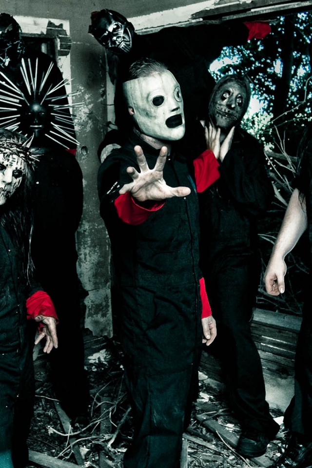Wallpaper Slipknot Masks Image Hands Costumes iPhone