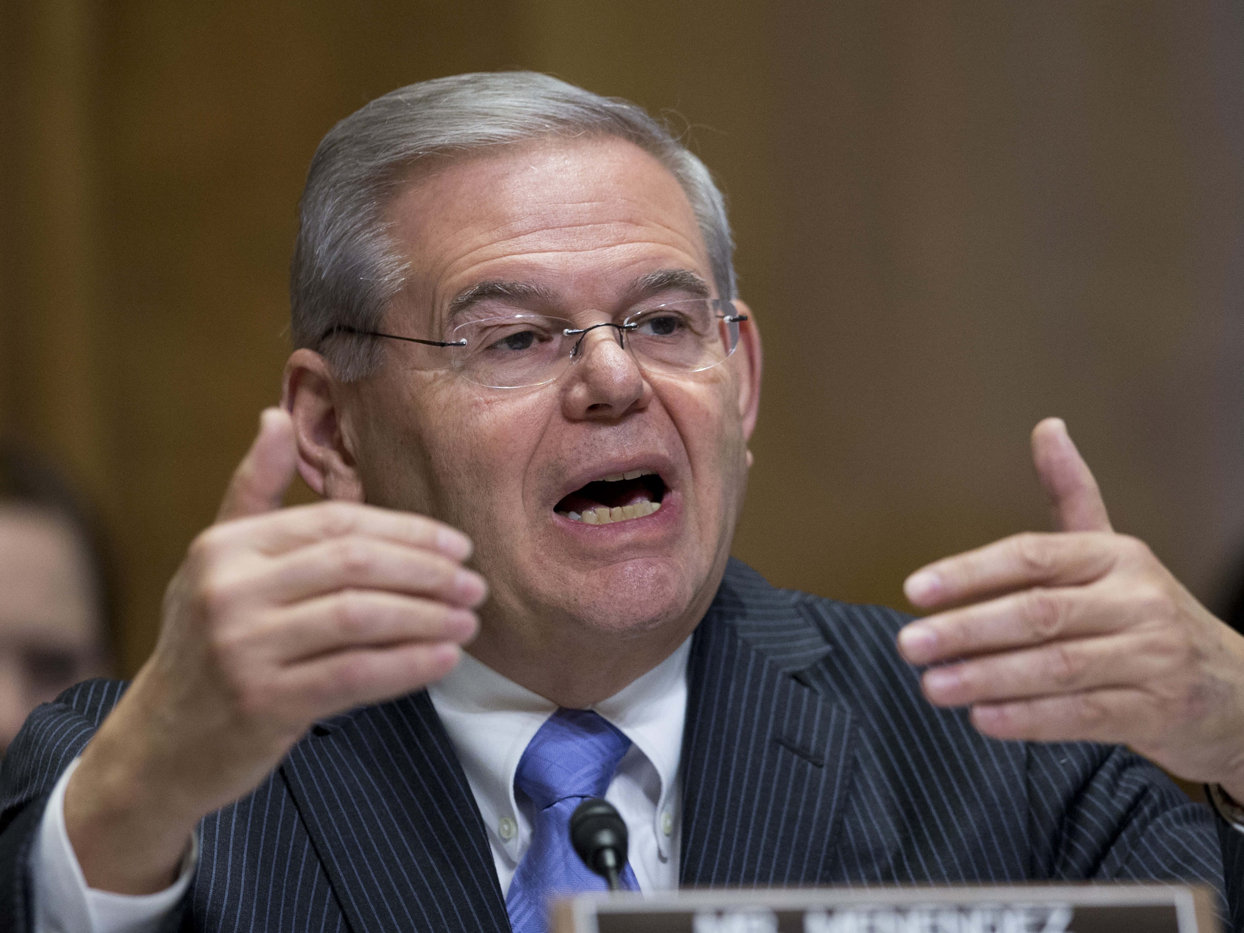 Robert Menendez Frc News Conference Wallpaper