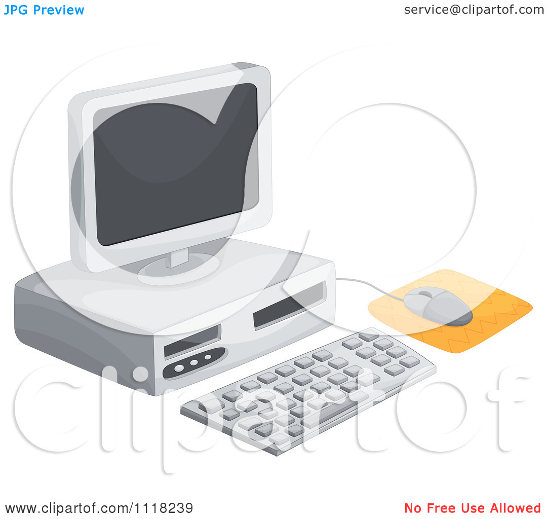 Technology Vector Clipart Of Pc Puter Royalty Graphic