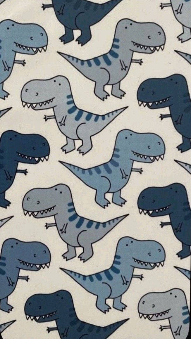Cartoon Dinosaur Phone Wallpaper