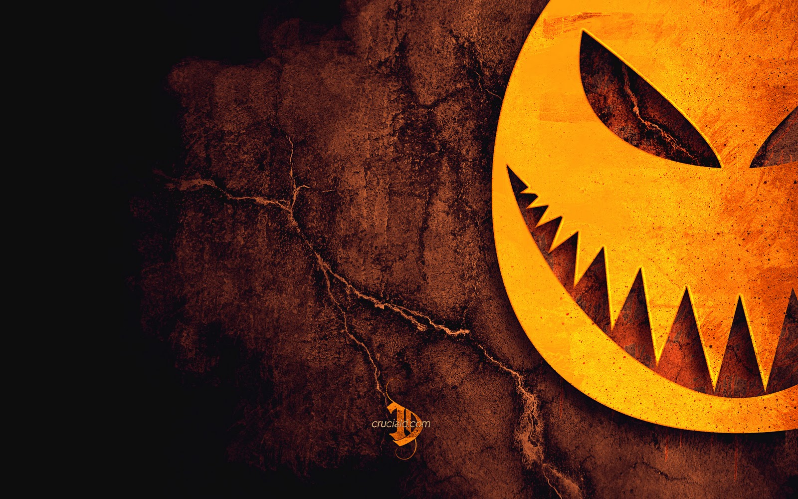 Time to think Halloween wallpaper 1600x1000