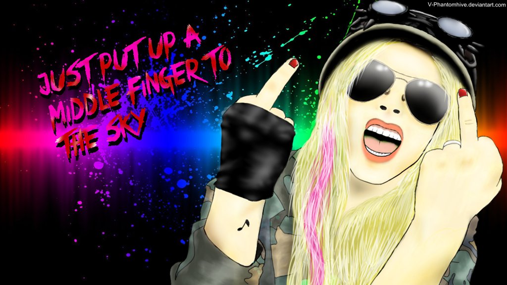 Rock N Roll Wallpaper Avril Lavigne