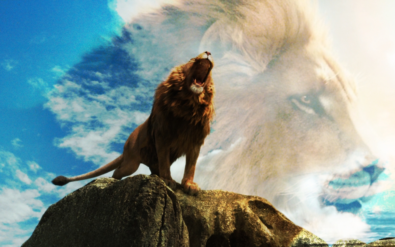 Aslan the Lion from The Chronicles of Narnia The Voyage of the Dawn Treader  Desktop Wallpaper