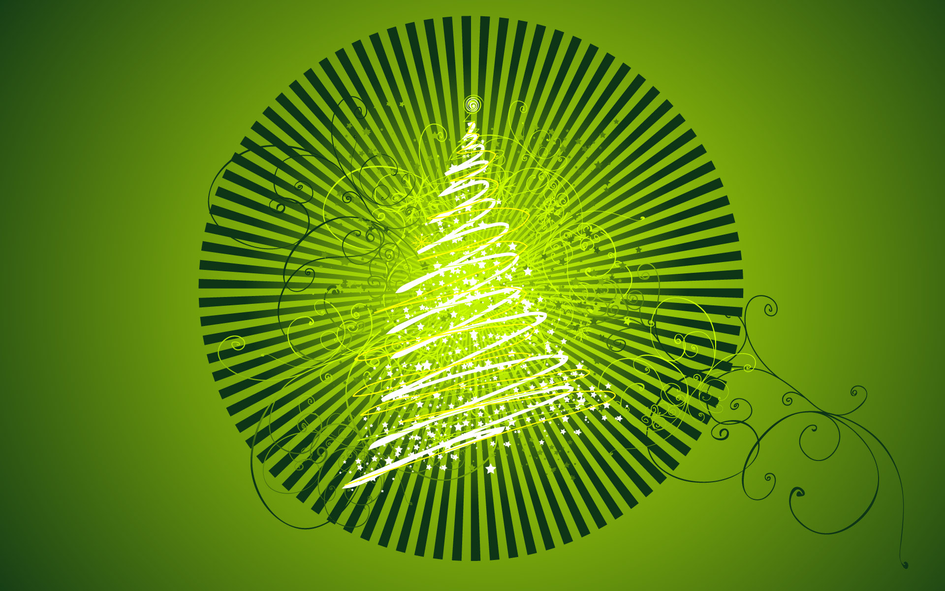 Vector Chirstmas Tree Design Wallpapers HD Wallpapers 1920x1200