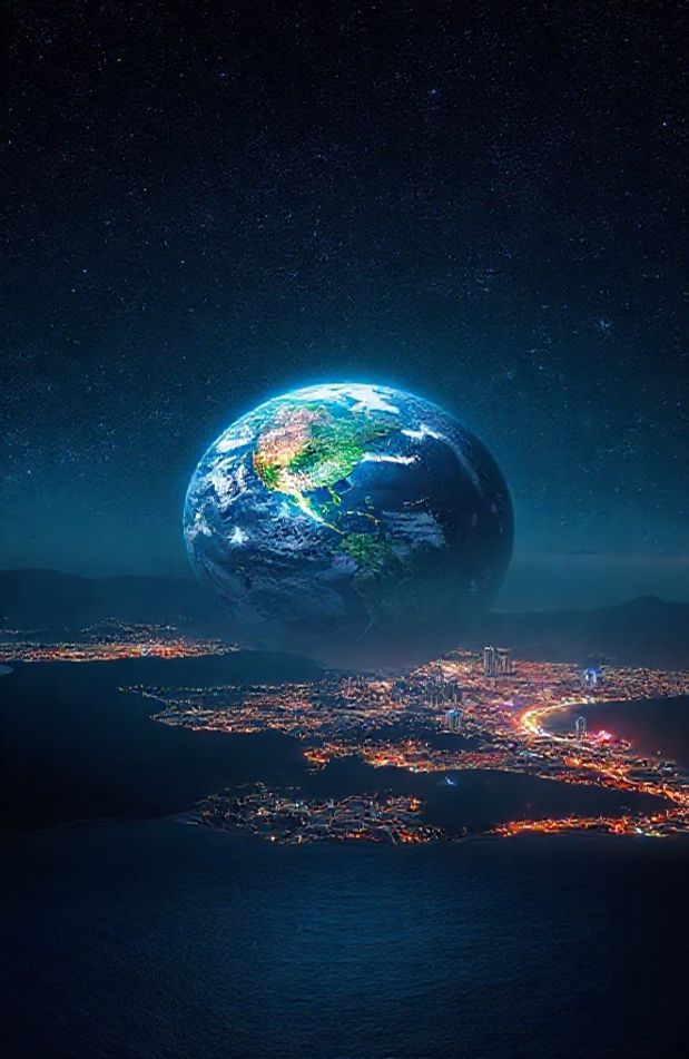 Earth At Night Wallpaper HD