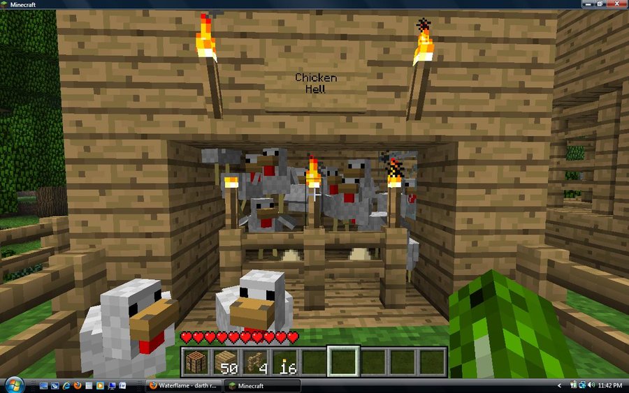 Minecraft Chicken Coop By Deranged Dragon