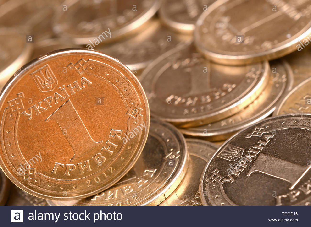 Large Pile Of Big Golden Coins Financial Success Money Background