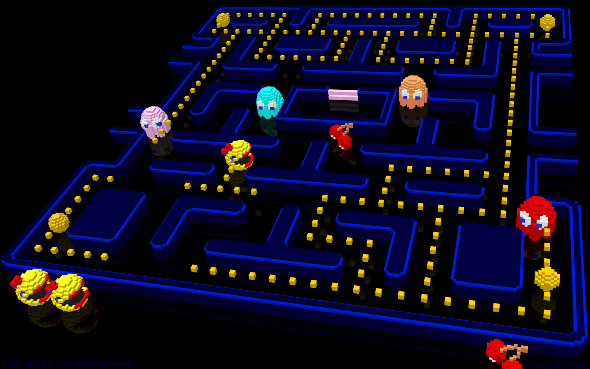 HD Pacman Wallpaper