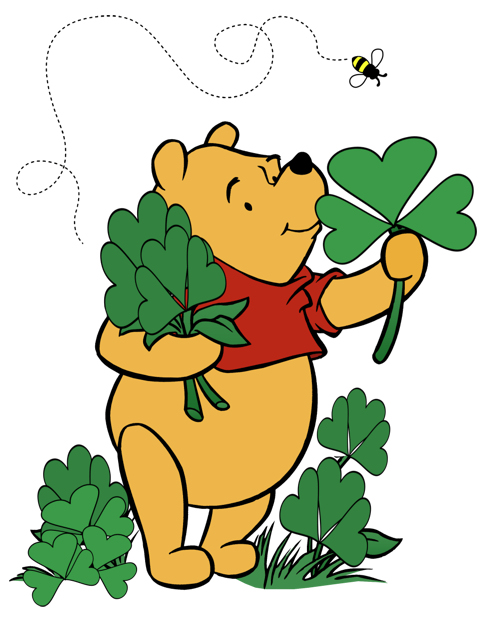 Easter Winnie Pooh Card St Patrick S Day