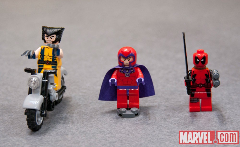 Lego Mago Wolverine Deadpool Minifigures Marvel