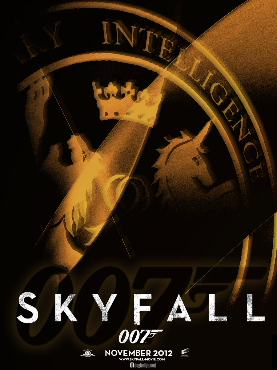 Skyfall Teaser Poster Mi6 Crest By Doghollywood Fan Art Wallpaper