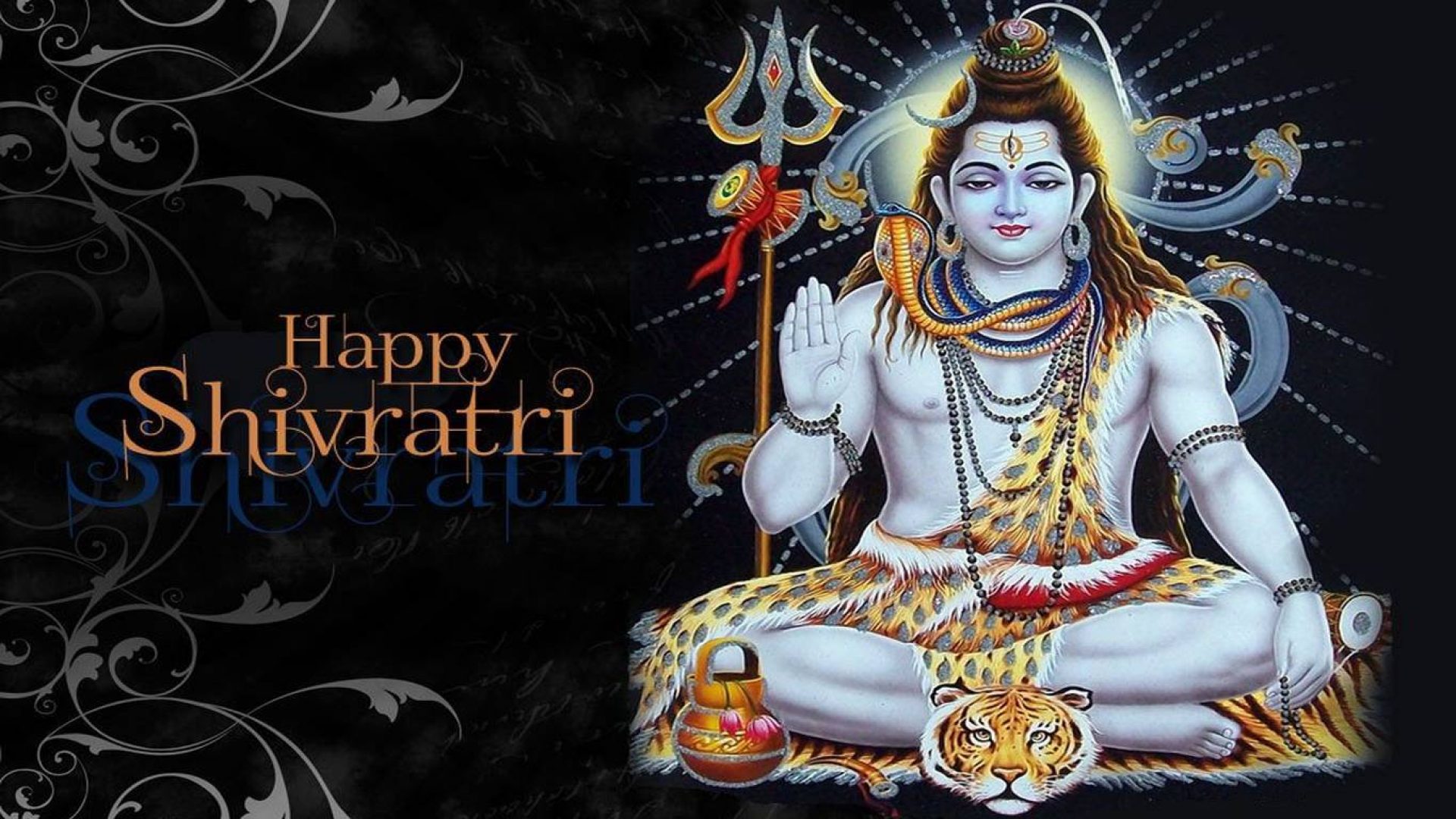 Lord Shiva Happy Maha Shivaratri HD Wallpaper