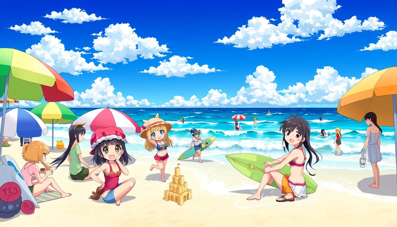 Anime Beach Wallpaper