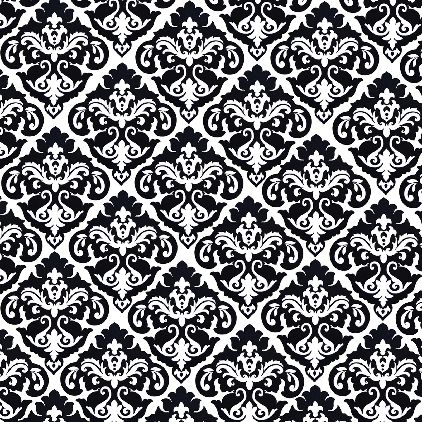Black And White Damask Pattern Wallpaperawsome Backgrounds Wallpapers 1600x1600