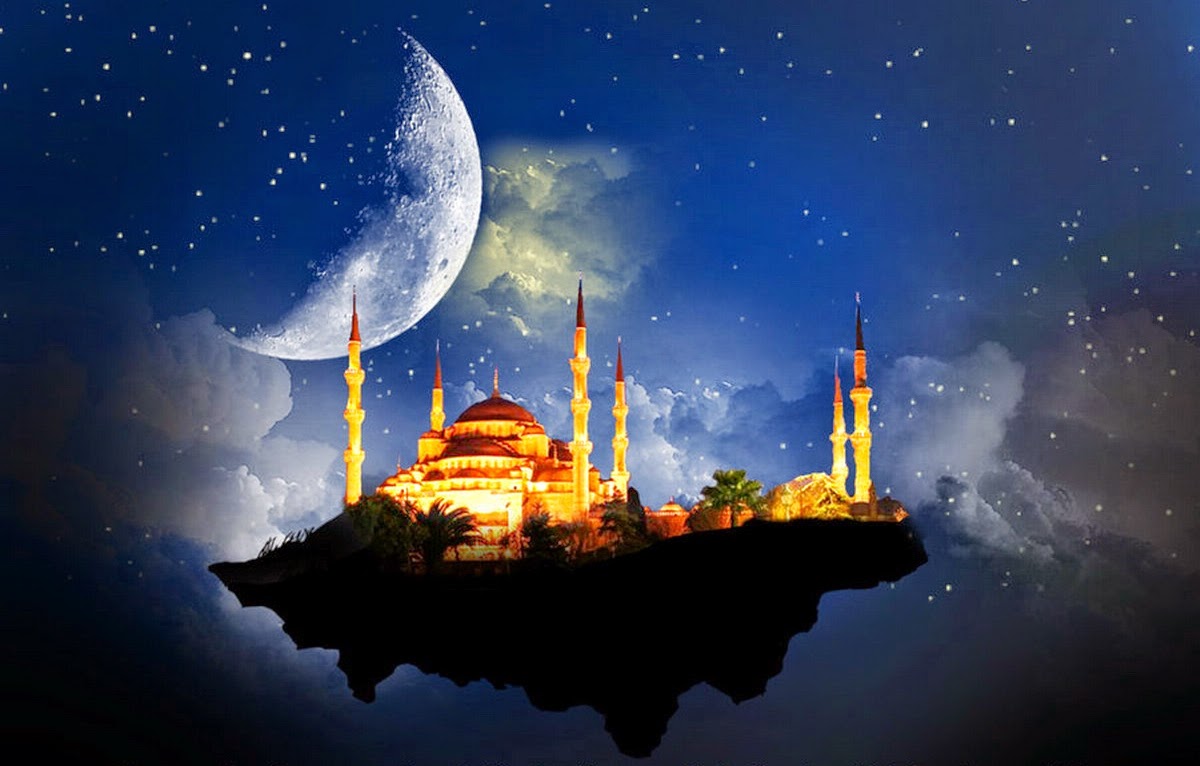 Free Vector  Beautiful decorative islamic ramadan kareem festival greeting  with lamps card background