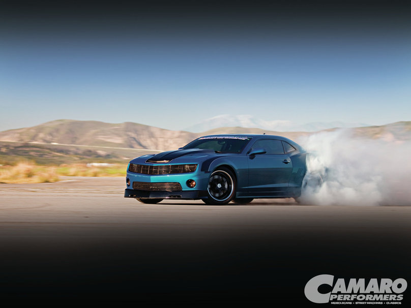 Burnout Camaro Wallpaper